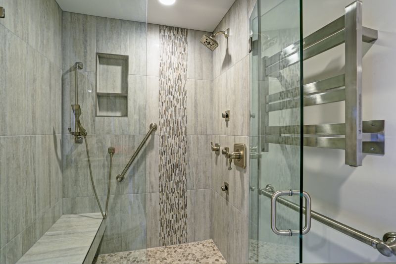 Stylish Shower with Glass Doors